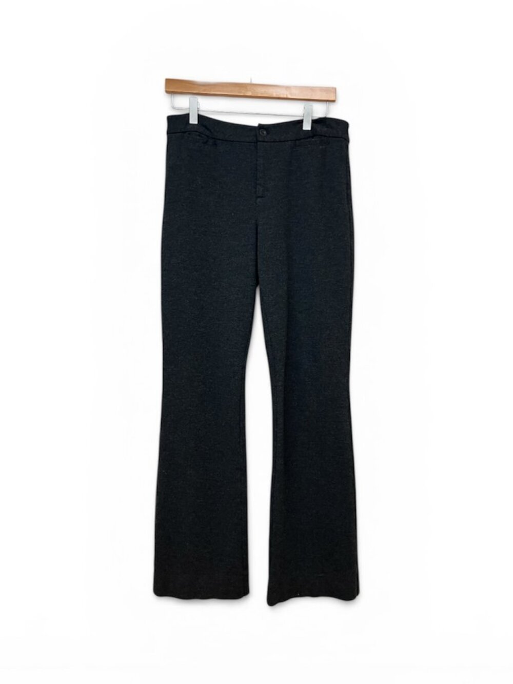 NYDJ Charcoal Gray Ponte knit trousers with Lift Tuck Technology size 10